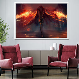 Fire Succubus - NicheCanvas
