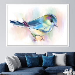 Watercolor Bird - NicheCanvas