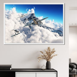 P51 Mustangs Winter Squadron - NicheCanvas