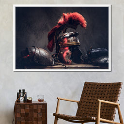 Roman Warrior Helmet - NicheCanvas