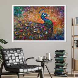 Peacock Fantasy - NicheCanvas