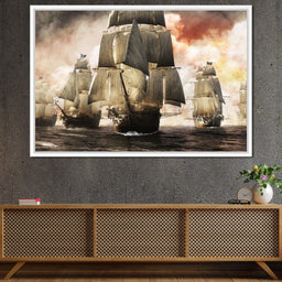 Pirate Fleet - NicheCanvas