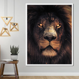 Scary Lion - Zenzdesign - NicheCanvas