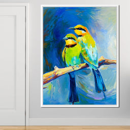 Blue Tailed Bee Eaters  - NicheCanvas