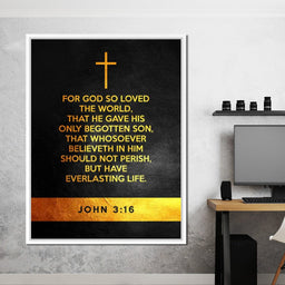 John 3:16 - ABConcepts - NicheCanvas