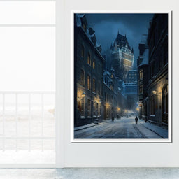 Quebec City Lights - NicheCanvas