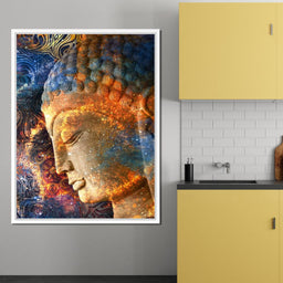 Buddha's Profile - NicheCanvas