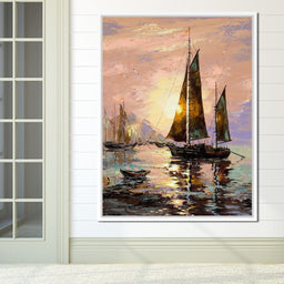 Spanish Sailing Boats - NicheCanvas