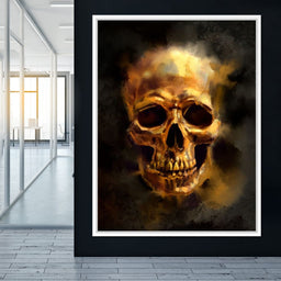Golden Skull - NicheCanvas