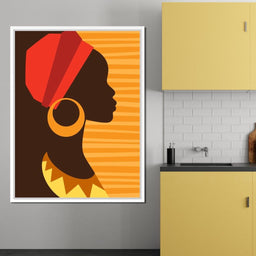 African Woman Profile - NicheCanvas