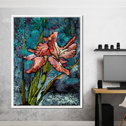 Red Iris - NicheCanvas