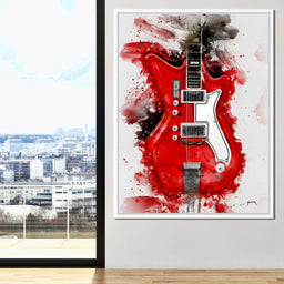 Jack White's Guitar - Abraham Szomor - NicheCanvas