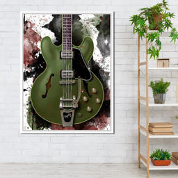 Chris Cornell's Electric Guitar - Abraham Szomor - NicheCanvas