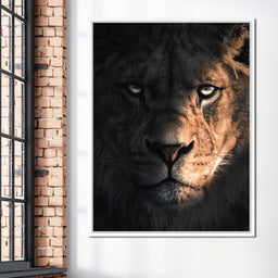 Lion Dark - Zenzdesign - NicheCanvas