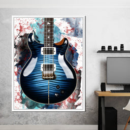 Santana's Electric Guitar - Abraham Szomor - NicheCanvas