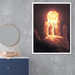 Holding the Sun - NicheCanvas