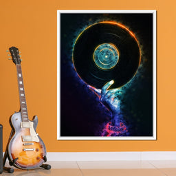 Neon Vinyl - Johanjjf - NicheCanvas