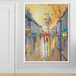 Rain in Boston - NicheCanvas