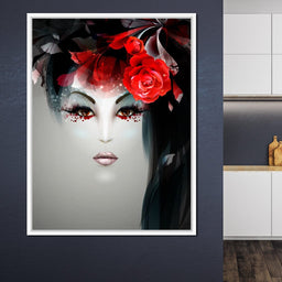 Geisha Portrait - NicheCanvas