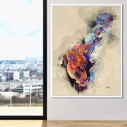 Flea's Bass Guitar - Abraham Szomor - NicheCanvas