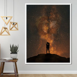 Her Lion, His Wolf - KitConcepts - NicheCanvas