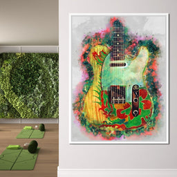 Jimmy Page's Guitar - Abraham Szomor - NicheCanvas