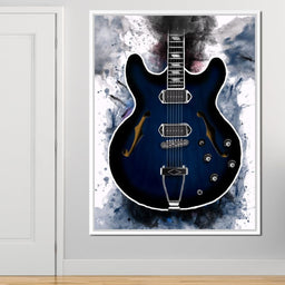 Gary Clark Jr's Electric Guitar -  Abraham Szomor - NicheCanvas