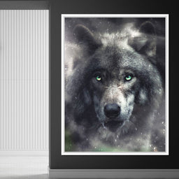 Midnight Wolf - Zenzdesign - NicheCanvas