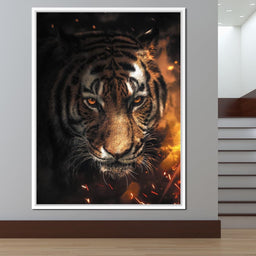 Tiger Sparkles - Zenzdesign - NicheCanvas