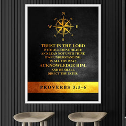 Proverbs 3:5-6 - ABConcepts - NicheCanvas