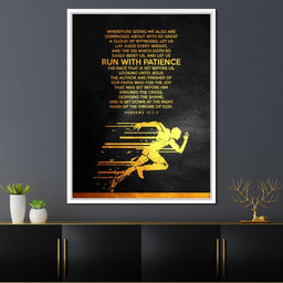 Hebrews 12:1-2 - ABConcepts - NicheCanvas