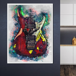 Joe Satriani's Guitar - Abraham Szomor - NicheCanvas