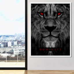 Dominate Lion - ABConcepts - NicheCanvas
