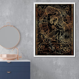 Zodiac sign Aquarius - NicheCanvas