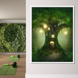 Magical Tree House - NicheCanvas