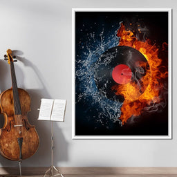 Record in Fire and Water - NicheCanvas