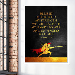 Psalm 144:1 - ABConcepts - NicheCanvas