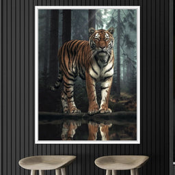 Tiger Reflection - Zenzdesign - NicheCanvas