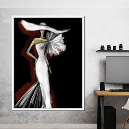 The White Dress - NicheCanvas