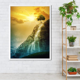 Waterfall Tree - NicheCanvas