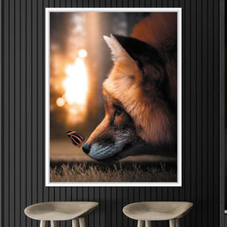 Fox Butterfly - Zenzdesign - NicheCanvas