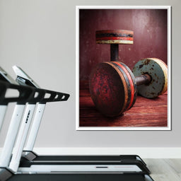 Rusty Dumbbells - NicheCanvas