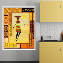 African Art Canvas - NicheCanvas