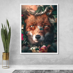 Floral Fox - Zenzdesign - NicheCanvas