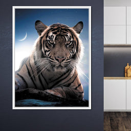 Tiger Moon - Zenzdesign - NicheCanvas