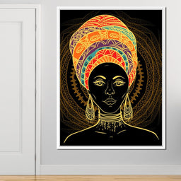 Colorful Turban - NicheCanvas