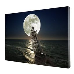 Sailing Under the Giant Moon