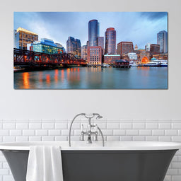 Boston Skyline - NicheCanvas