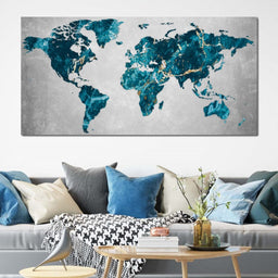 World Map 4 - Mateo - NicheCanvas