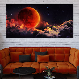Red Moon - NicheCanvas